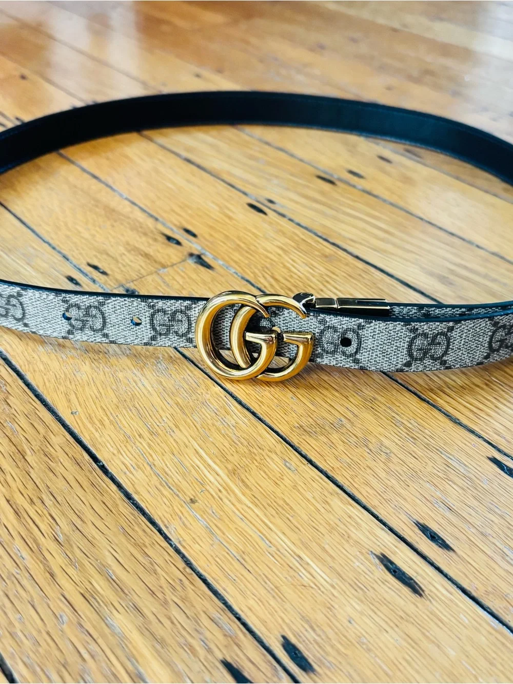 Authentic Thin Reversible Marmont Gucci Belt